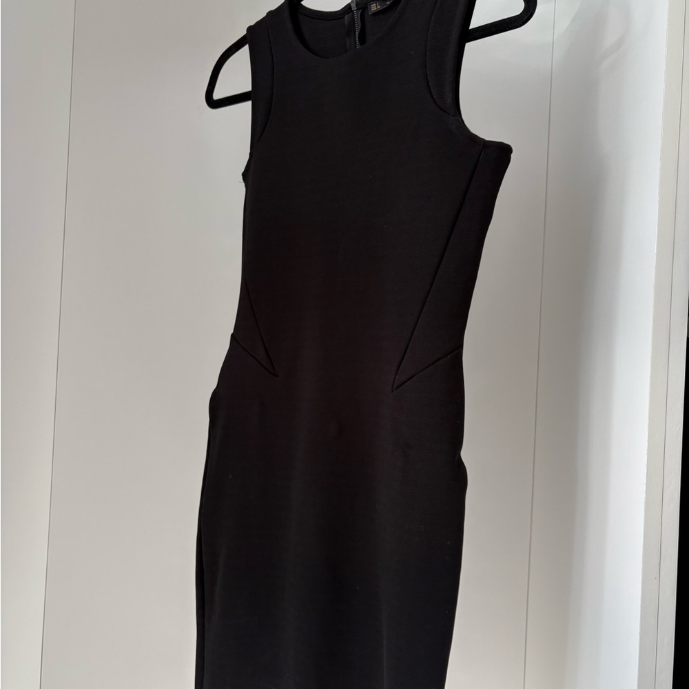 Zara Black Midi Dress